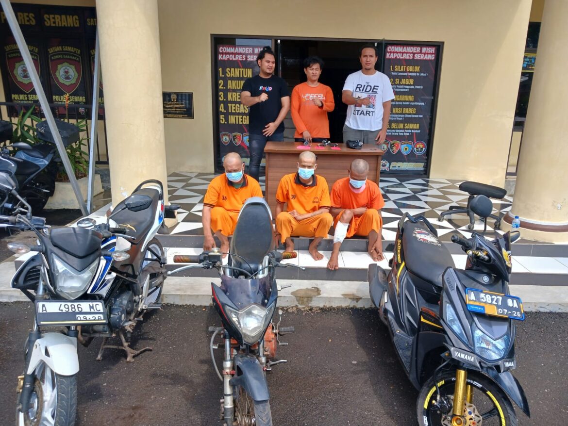 Tim Resmob Satreskrim Polres Serang Ringkus Residivis Curanmor