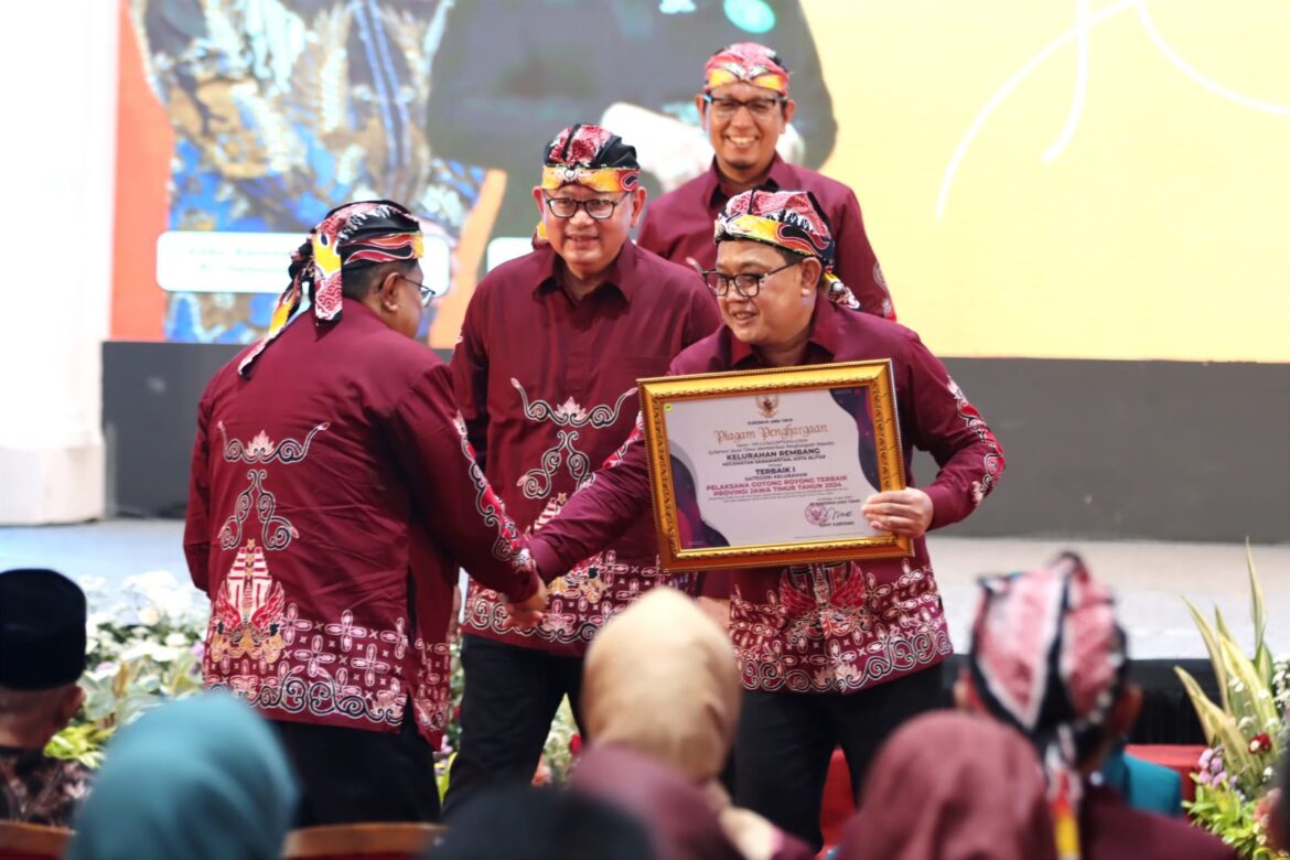 Apresasi Peserta Kabupaten/Kota di Jatim, Inilah Penerima Penghargaan BBGRM XXI Tahun 2024