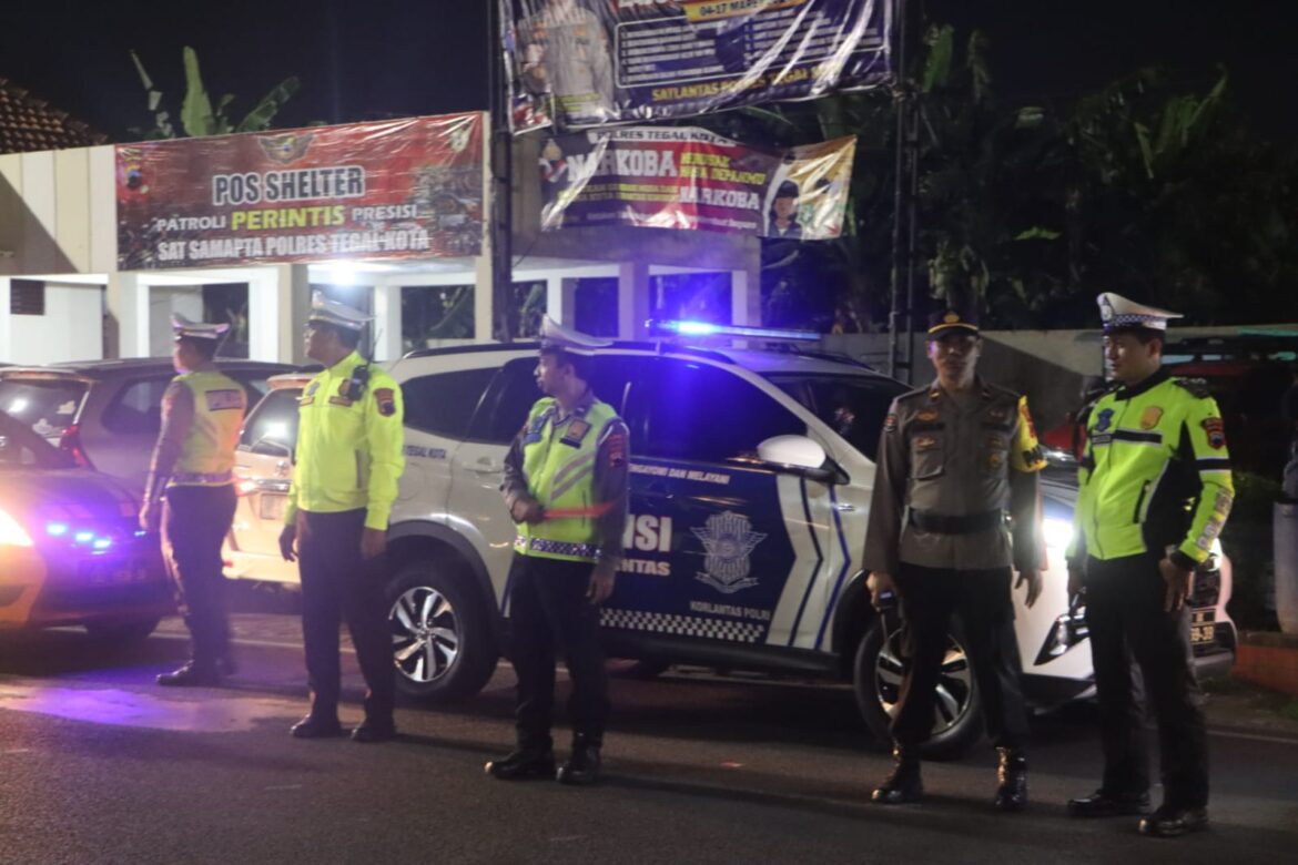 Jaga Kondusifitas Sepanjang Liburan Idul Adha 1445 H, Polres Tegal Kota Tingkatkan Giat Patroli