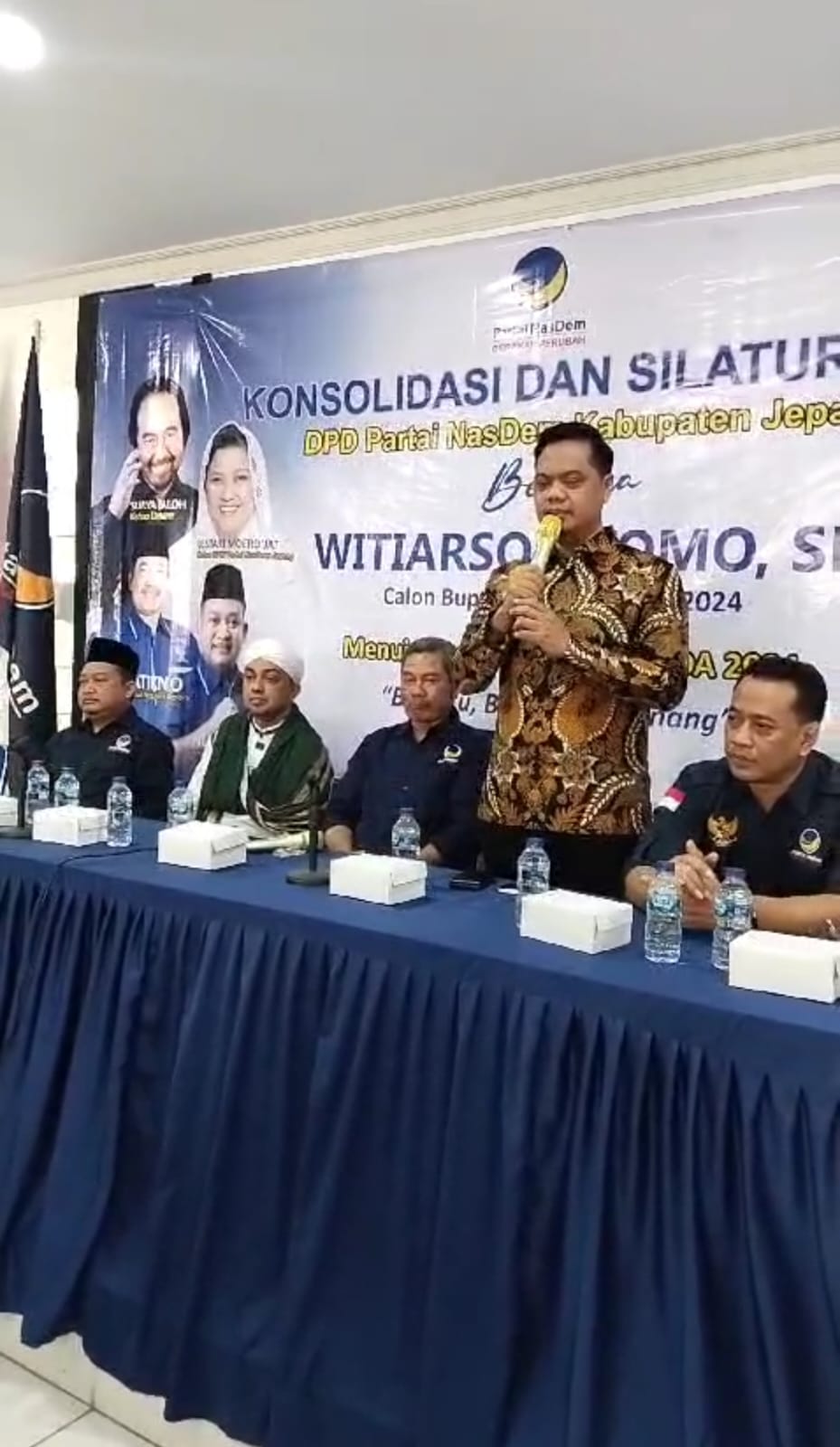 Konsolidasi dan Silaturahmi DPD Partai Nasdem Kabupaten Jepara dengan Bakal Calon Bupati Jepara Witiarso Utomo: Menuju Kemenangan Pilkada 2024