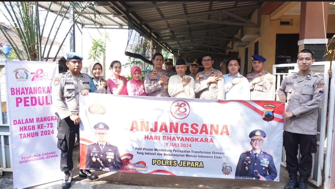 Sambut Hari Bhayangkara ke 78, Polres Jepara Gelar Anjangsana