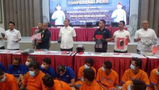 Polda Jatim Ungkap 1.380 Kasus Kejahatan