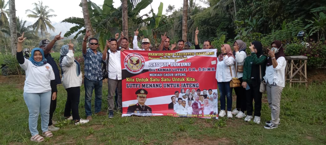 DPC Prawiro IGMP Kabupaten Magelang Bersama Wartawan Online Kompak Magelang Raya Menggelar Acara Deklarasi dan Ikrar Dukungan untuk Bacagub Jawa Tengah Ahmad Luthfi
