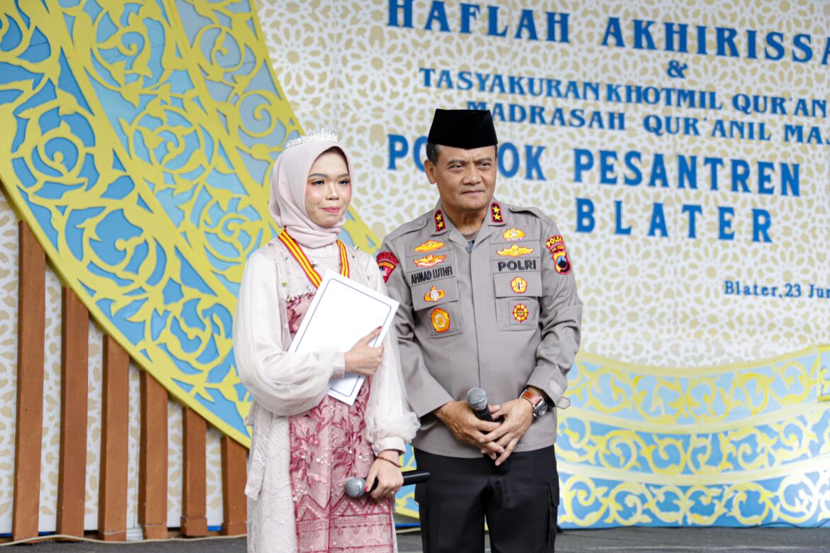 Irjen Pol Ahmad Luthfi bangga mengantar Haflah Akhirissanah Ponpes Blater Madinatul Qur’an