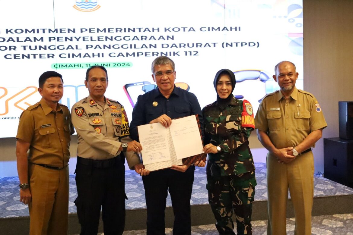 Layanan Call Center 112 ‘Campernik’ Cakup Segala Aspek, Pj Walikota: Ini Kado Istimewa Pemda untuk Warga Kota Cimahi