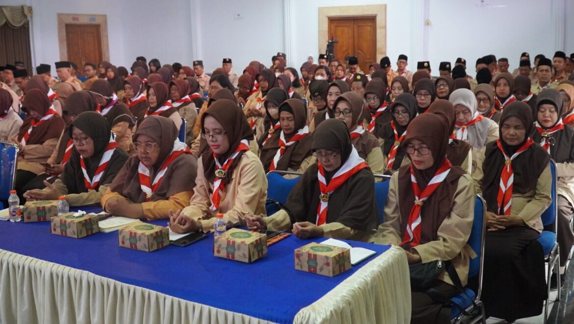 250 Kamabigus Se-Kota Tegal Ikuti Kursus Orientasi Kepramukaan