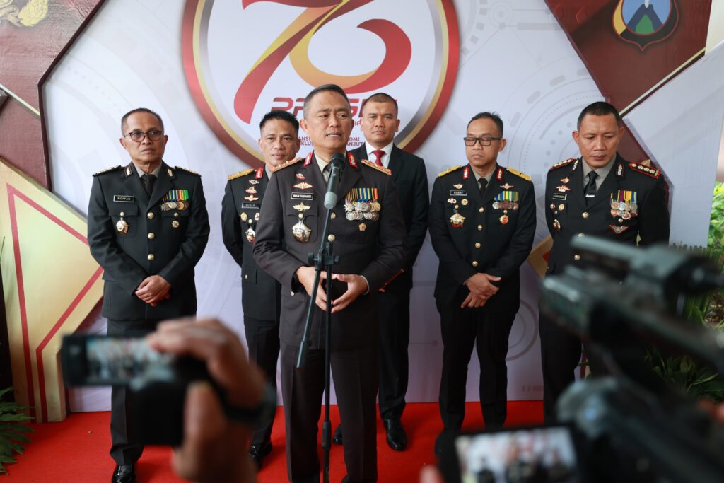 Kapolda Jatim Dihari Bhayangkara ke-78 Ingatkan Pentingnya Kolaborasi Kawal Pilkada 2024