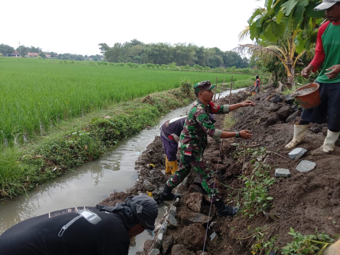 Babinsa Koramil 0620-03 / Talun, Kodim 0620 / Kab Cirebon, Karbak di Desa Binaannya