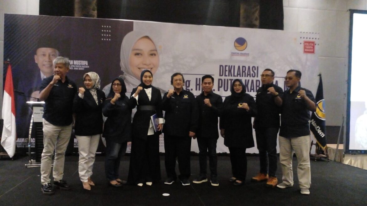 Partai NasDem DPD Garut mengusung drg,Hj, L. Putri Karlina MBA Calon Bupati/Wakil Bupati 2024_2029