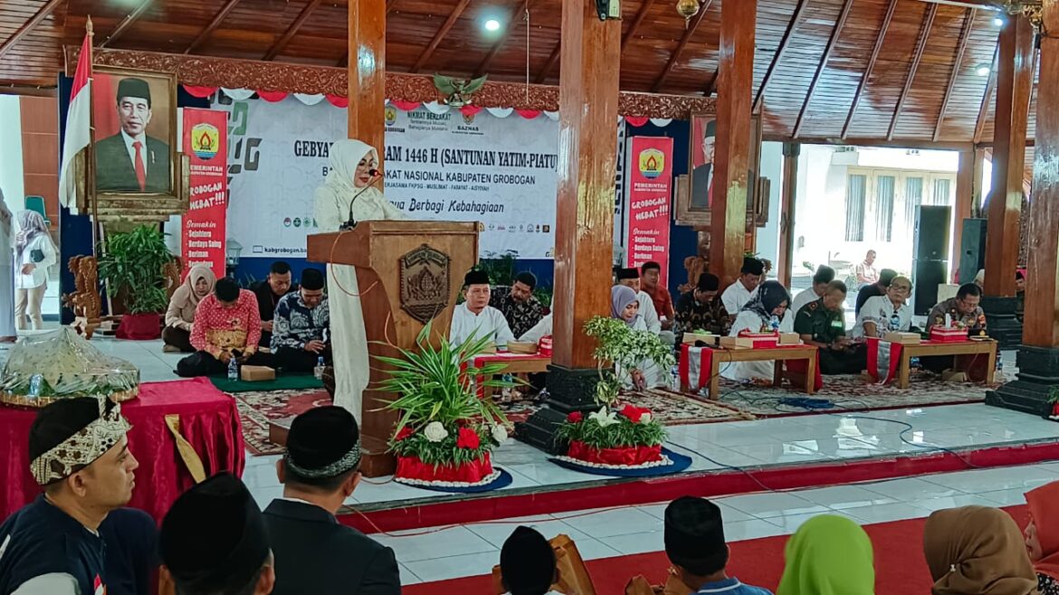 Gandeng Berbagai Elemen Masyarakat, Baznas Grobogan Santuni 1000 Anak Yatim