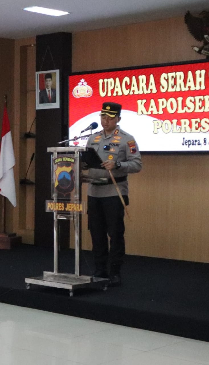 Rotasi Jabatan di Polres Jepara, Kapolres : Gunakan Amanah Jabatan Untuk Memberi Kemanfaatan Bagi Masyarakat