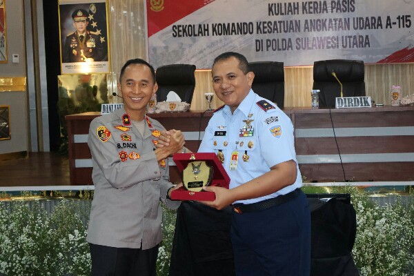 Polda Sulut Terima Kunjungan 151 Pasis Sekkau Angkatan ke-115