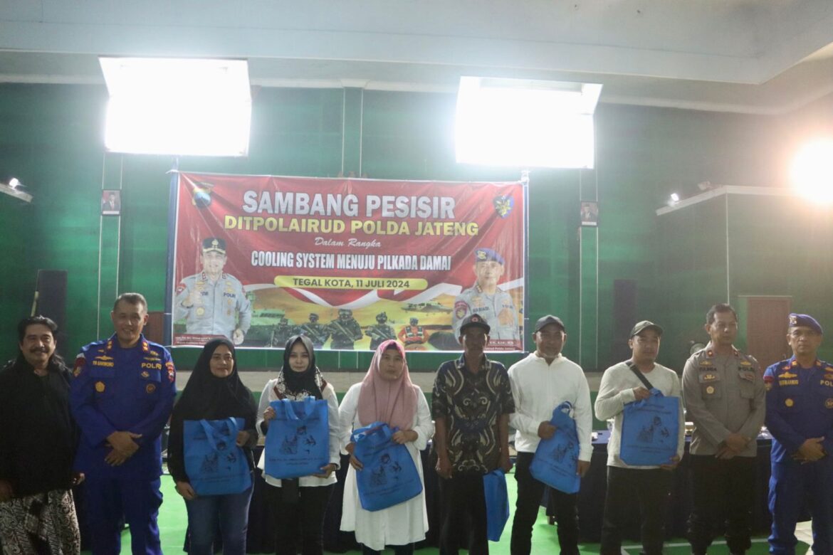 Wujudkan Kondusifitas Wilayah Pesisir, Ditpolairud Polda Jateng Gelar Sambang Pesisir di Kota Tegal