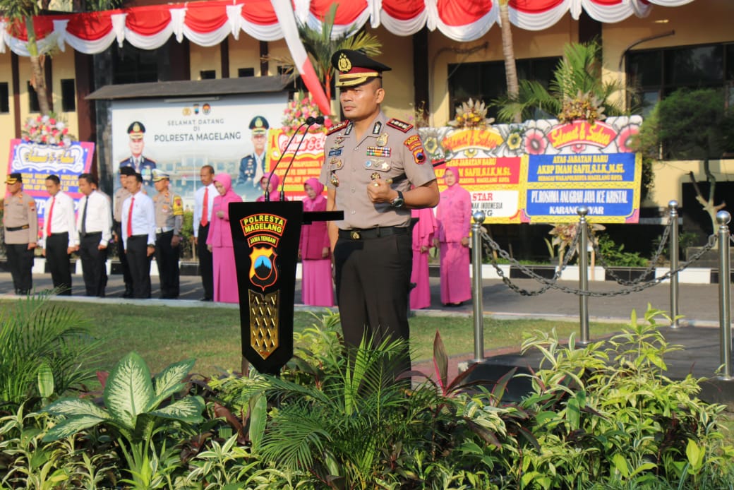 Jabatan Waka Polresta Magelang Diserah Terimakan