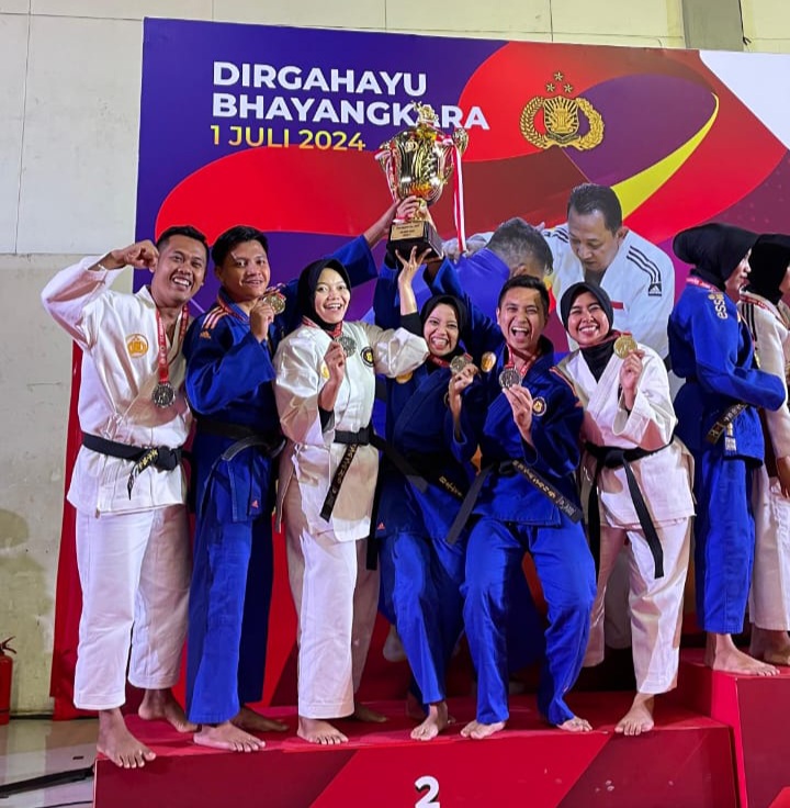 Briptu Realita Palupi Berjaya di Kejuaraan Nasional Judo Kapolri Cup 2024