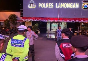 Polres Lamongan Beserta Jajaran Laksanakan Kegiatan Rutin Patroli Harkamtibmas