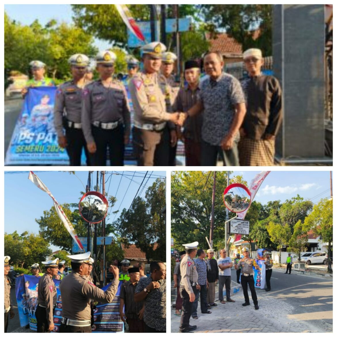 Operasi Patuh Semeru 2024, Polres Ngawi Pasang Convex Mirror