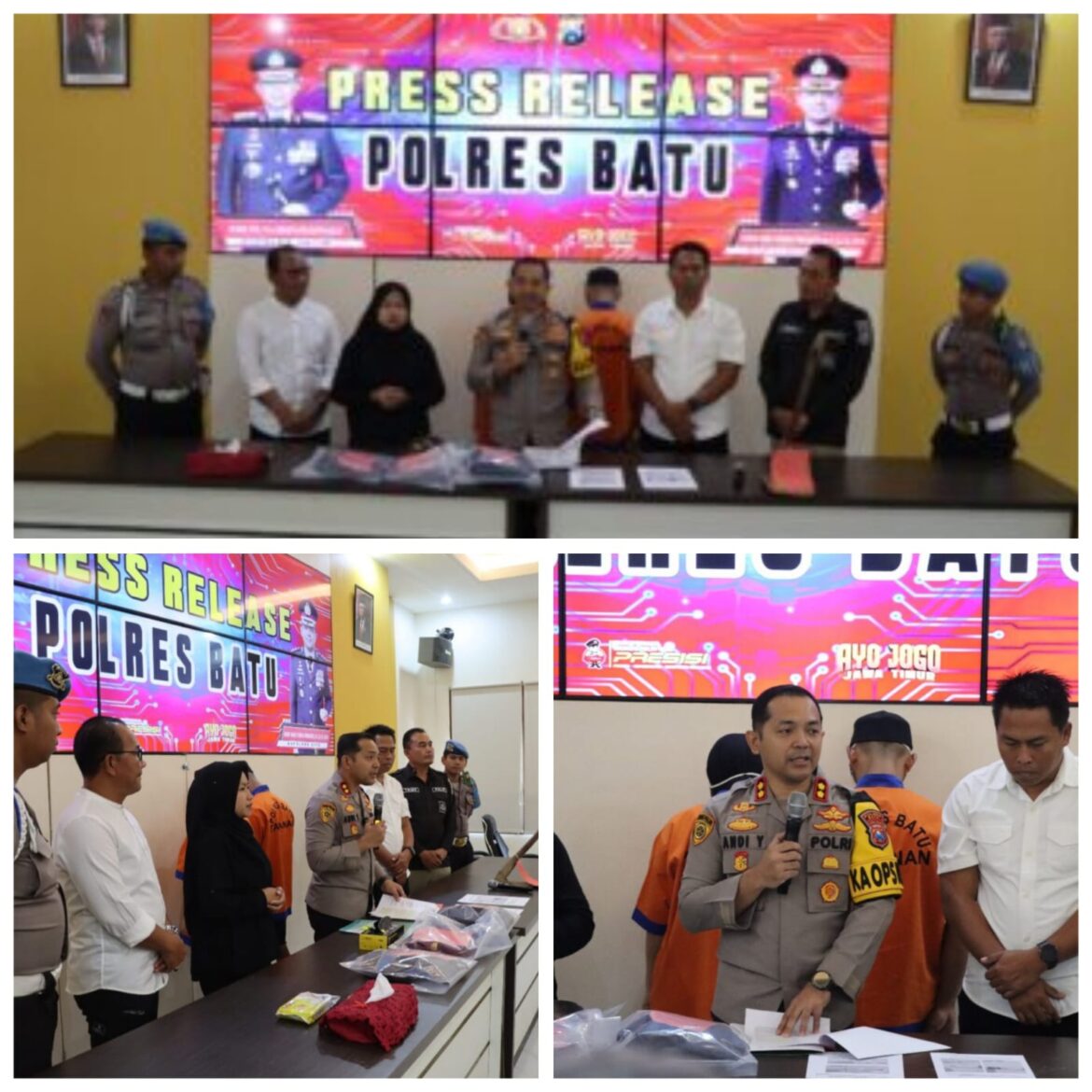 Satreskrim Polres Batu Ungkap Kasus Aborsi Ilegal 