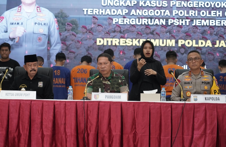 Pangdam V/Brawijaya Dukung Penegakan Hukum Terhadap Anggota PSHT Yang Keroyok Polisi