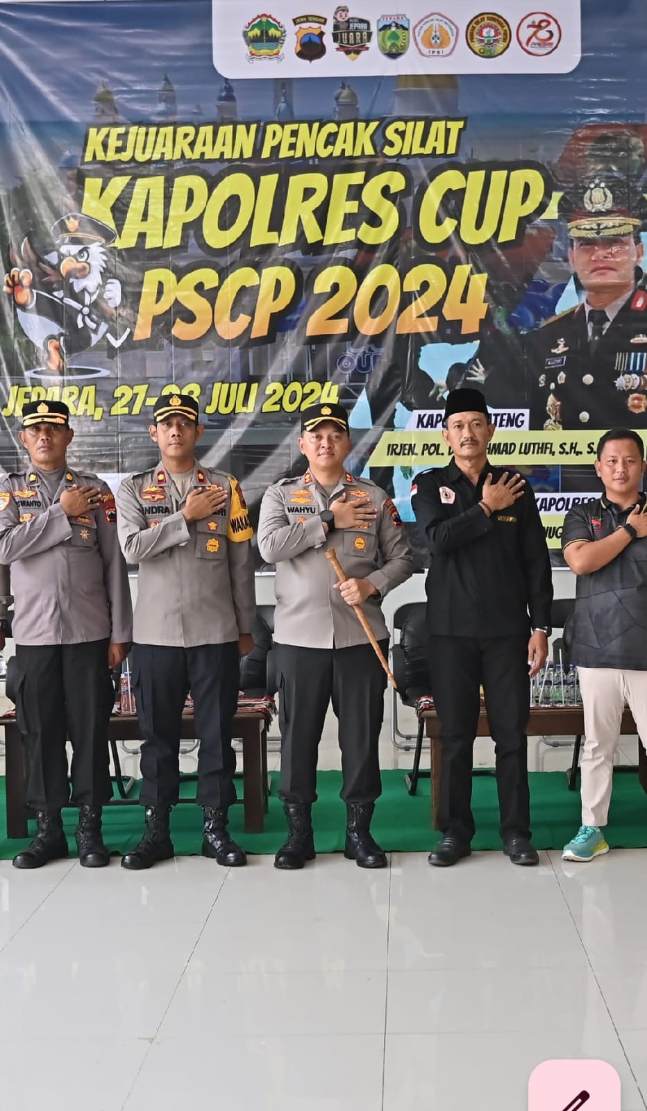 Jaring Pesilat Berprestasi, Kejuaraan Kapolres Jepara Cup PSCP 2024 Resmi Dibuka