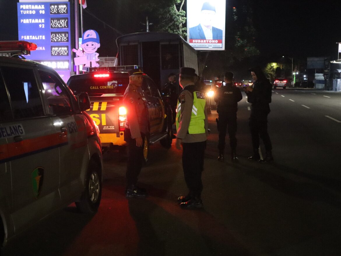 Antisipasi Gangguan Kamtibmas, Polresta Magelang Gelar Patroli Skala Besar