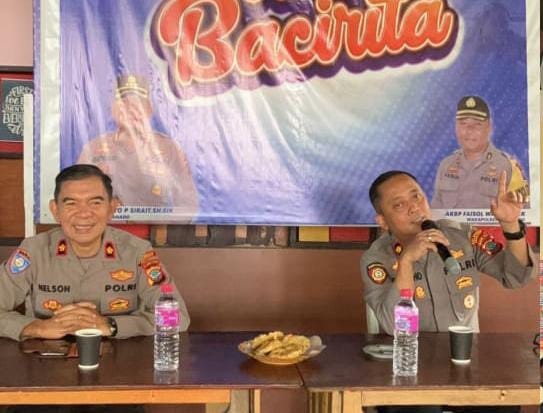 Kegiatan ‘Jumat Bacarita’ Polresta Manado Berfokus pada Keamanan Lingkungan di Kantin Presisi