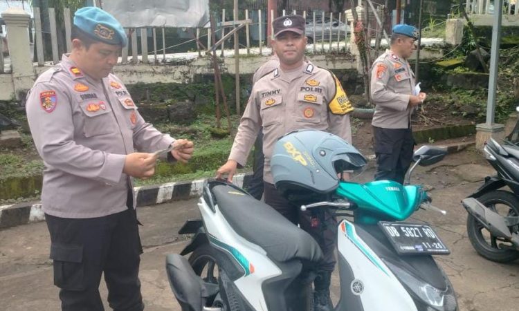 Tegakkan Disiplin, Kasi Propam Polresta Manado Gelar Gaktibplin di Polsek Jajaran 