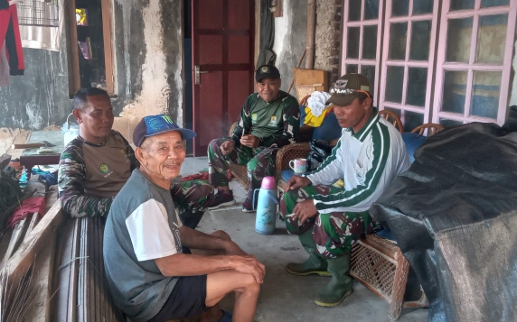 Sasaran Fisik TMMD di Desa Kubang Mencapai 100 %, Satgas Lanjutkan dengan Komsos