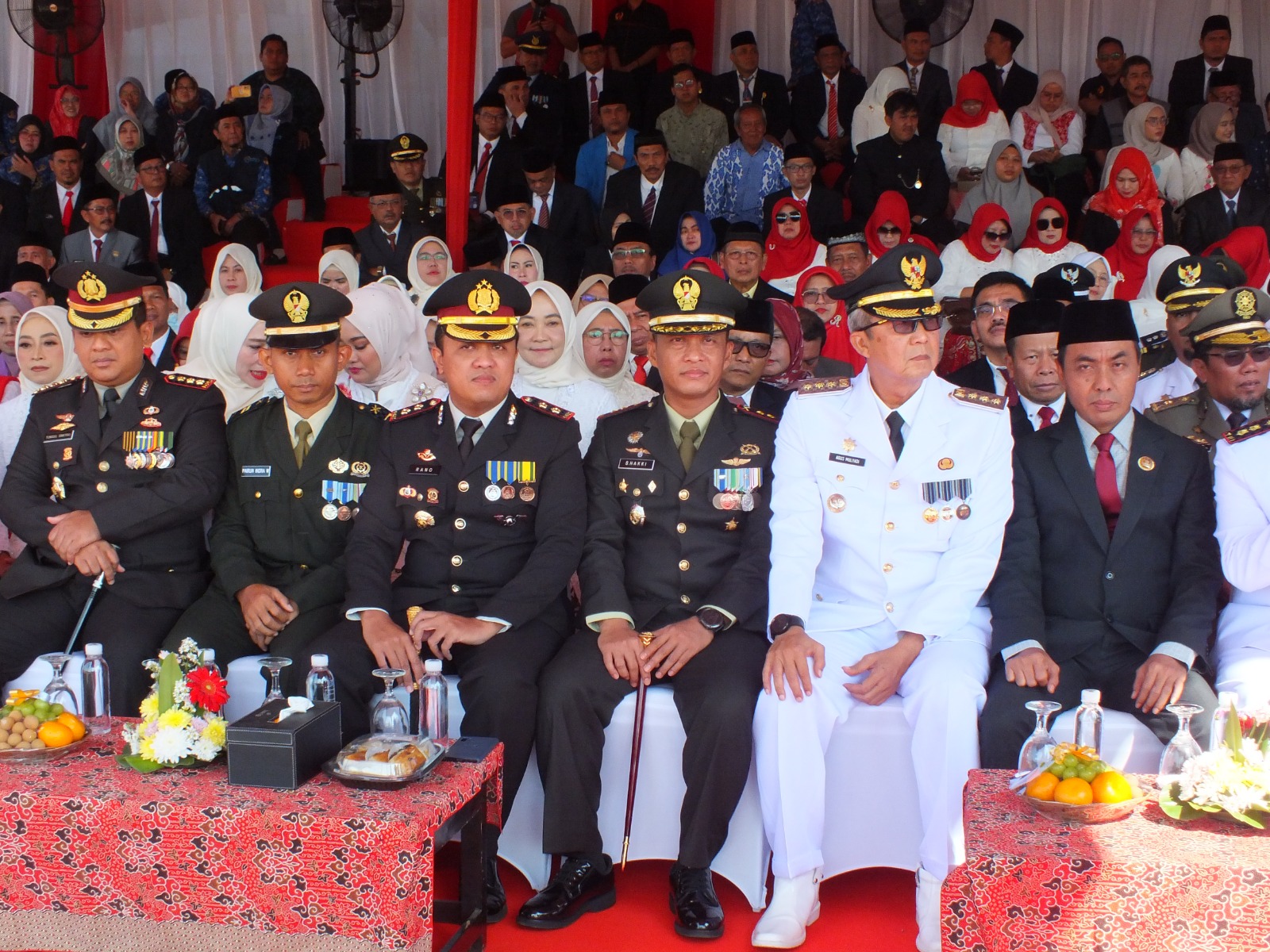 Dandim 0614 / Kota Cirebon Pembaca UUD 1945, Pada Peringatan HUT ke-79 Kemerdekaan RI Tahun 2024 Tingkat Kota Cirebon