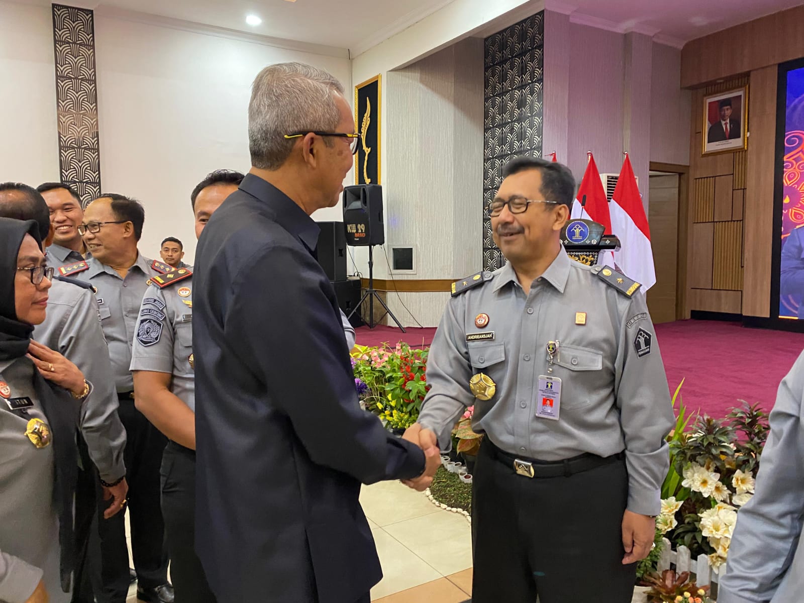 Pj Wali Kota Cirebon Hadiri Pisah Sambut Kepala Divisi Pelayanan Hukum dan HAM Kanwil Kemenkumham Jabar