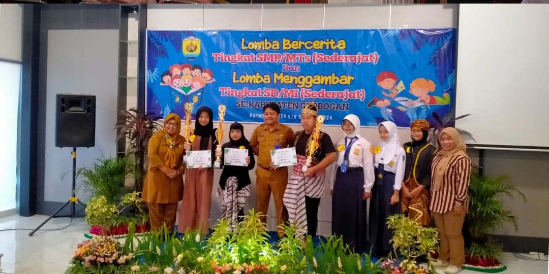 Kembangkan Potensi Pada Anak Dinas Kearsipan dan Perpustakaan Grobogan Adakan Lomba Bercerita 