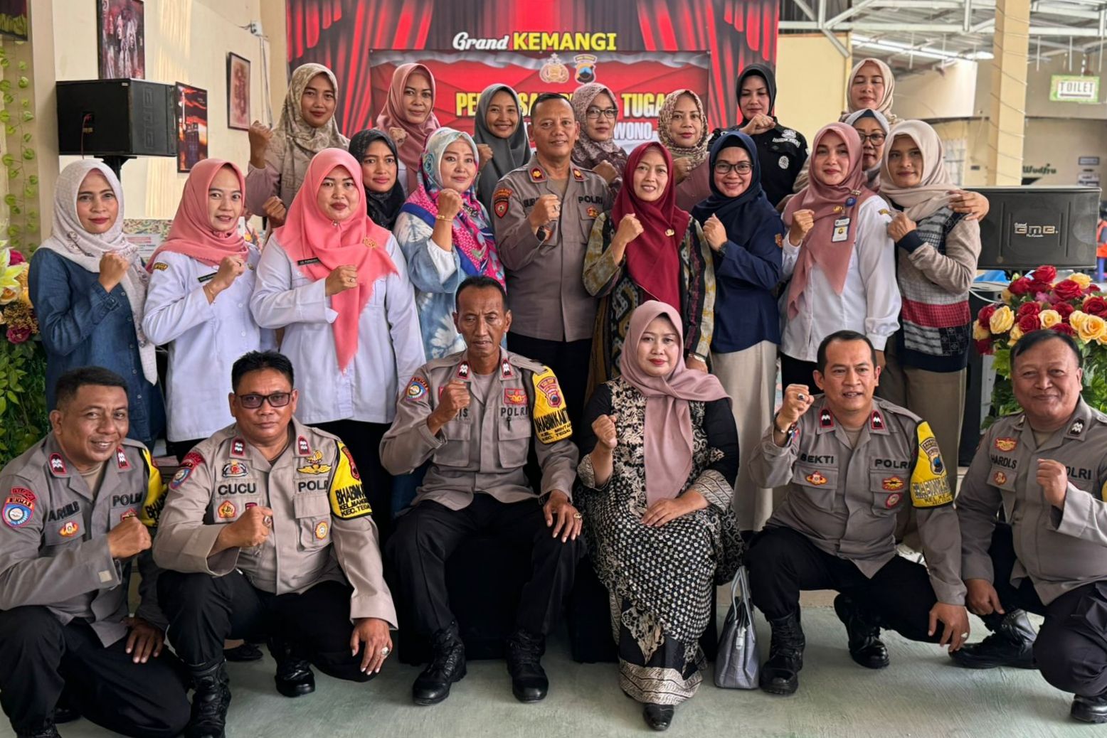 Bhabinkamtibmas Kelurahan Mintaragen Kota Tegal Purna Tugas, Ini Pesan Kapolsek