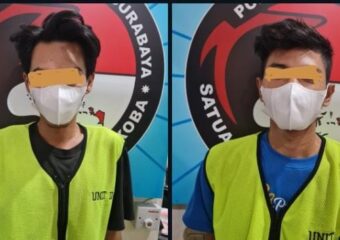 Polrestabes Surabaya Berhasil Tangkap dan Amankan Dua Pemuda Diduga Pengedar Narkotika Jenis Shabu 