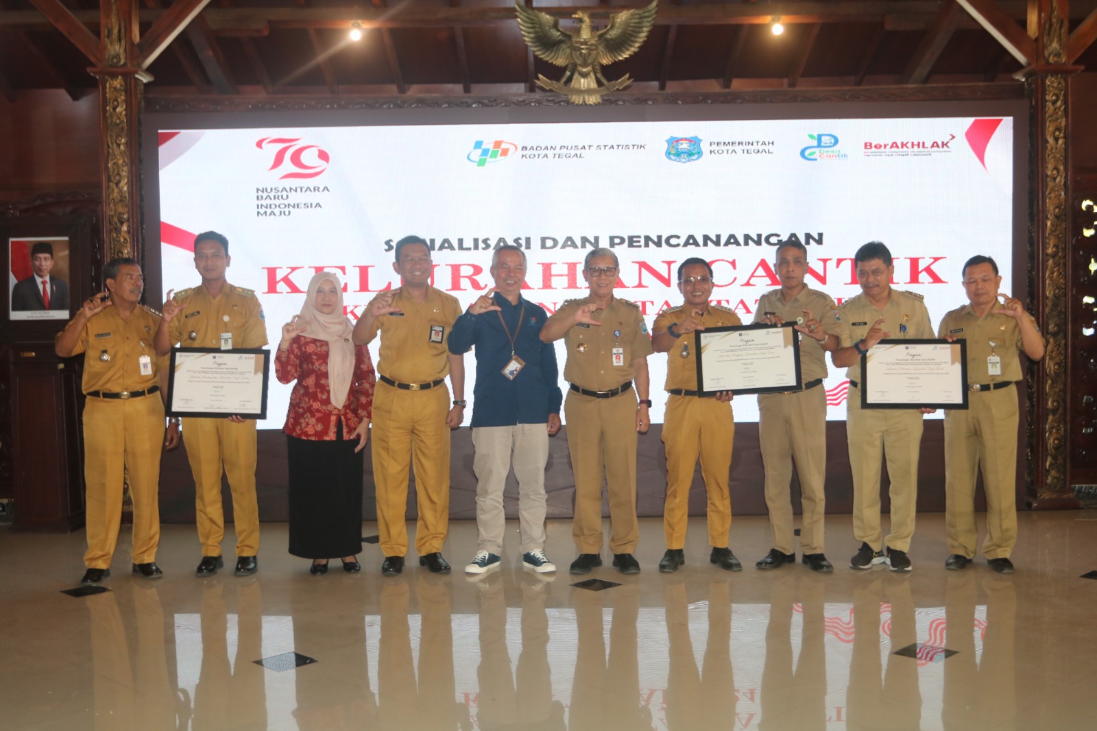Tiga kelurahan Dicanangkan Menjadi Kelurahan Cinta Statistik