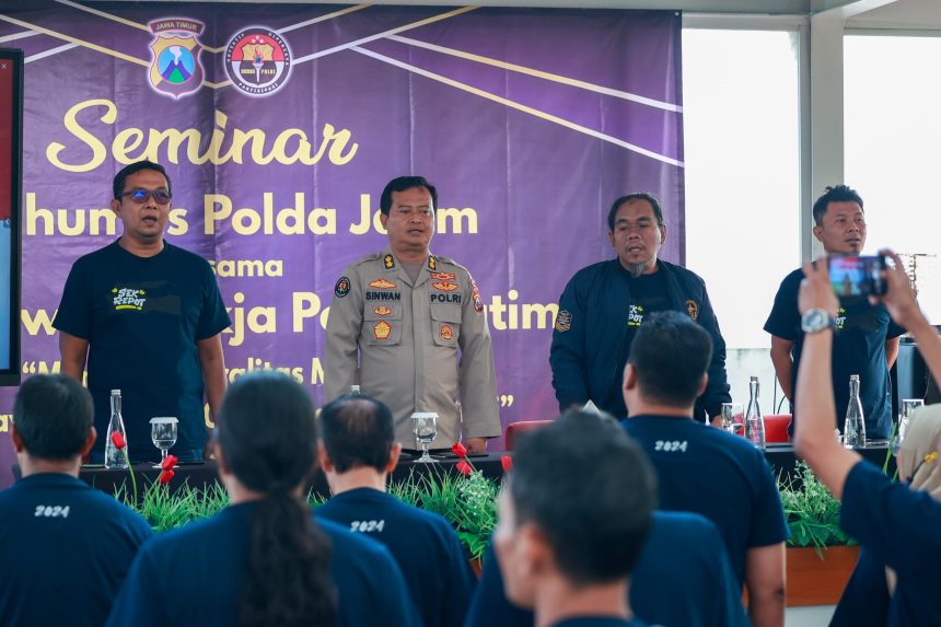 Bidhumas Polda Jatim Gandeng Media Siap Ciptakan Pilkada 2024 Aman dan Damai 