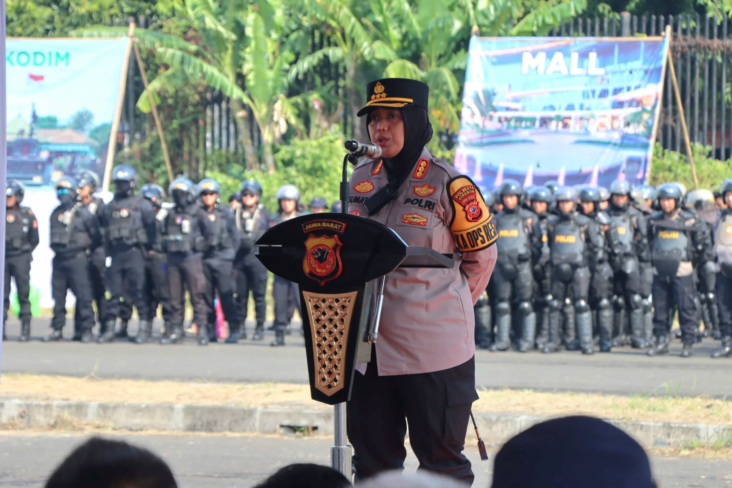 Jelang Pilkada Serentak 2024, Polresta Cirebon Gelar Simulasi Sispamkota
