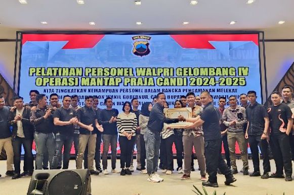 Personel Polres Tegal Kota Raih Predikat Peserta Terbaik, Pada Pelatihan Walpri