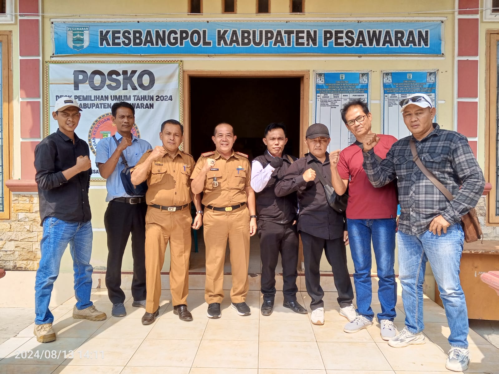 Yuliansyah Ketua LSM Garuda Indonesia Perkasa Daftarkan Keberadaan Di Kesbangpol Pesawaran 