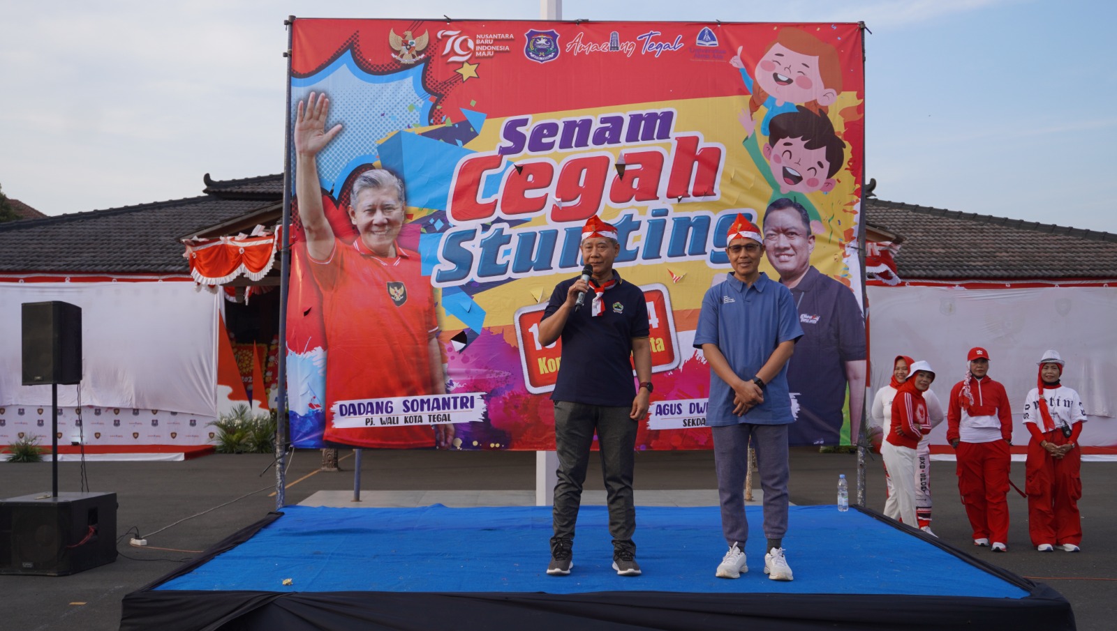 Melalui Senam Cegah Stunting, Pj. Walkot Harap Dapat Beri Semangat Cegah Stunting Sejak Dini
