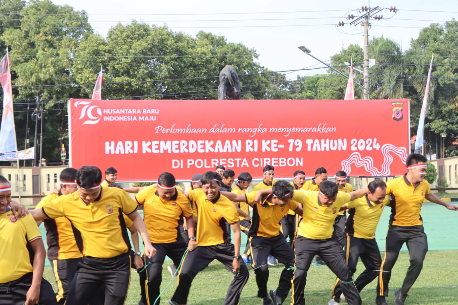 Semarakkan Hari Kemerdekaan RI, Polresta Cirebon Gelar Berbagai Perlombaan