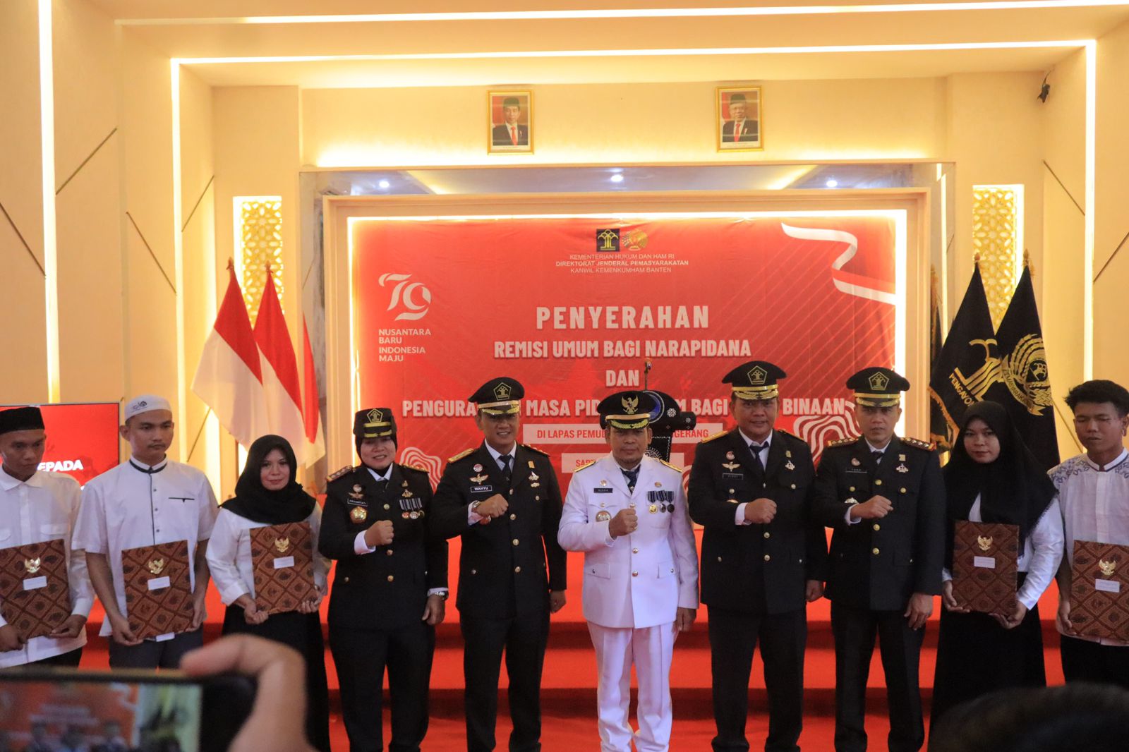 Remisi Umum 17 Agustus 2024: 800 Warga Binaan Lapas Kelas I Tangerang Mendapatkan Pengurangan Hukuman