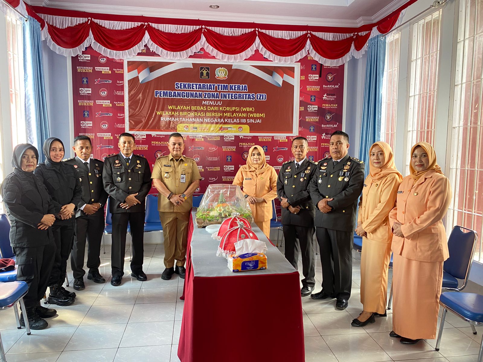 Puncak Peringati Hari Pengayoman, Rutan Sinjai Gelar Upacara dan Syukuran yang dihadiri Pj Bupati
