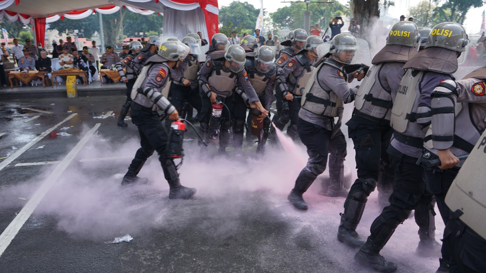 Polres Magelang Kota Gelar Simulasi SISPAMKOTA Jelang Pilkada Serentak 2024