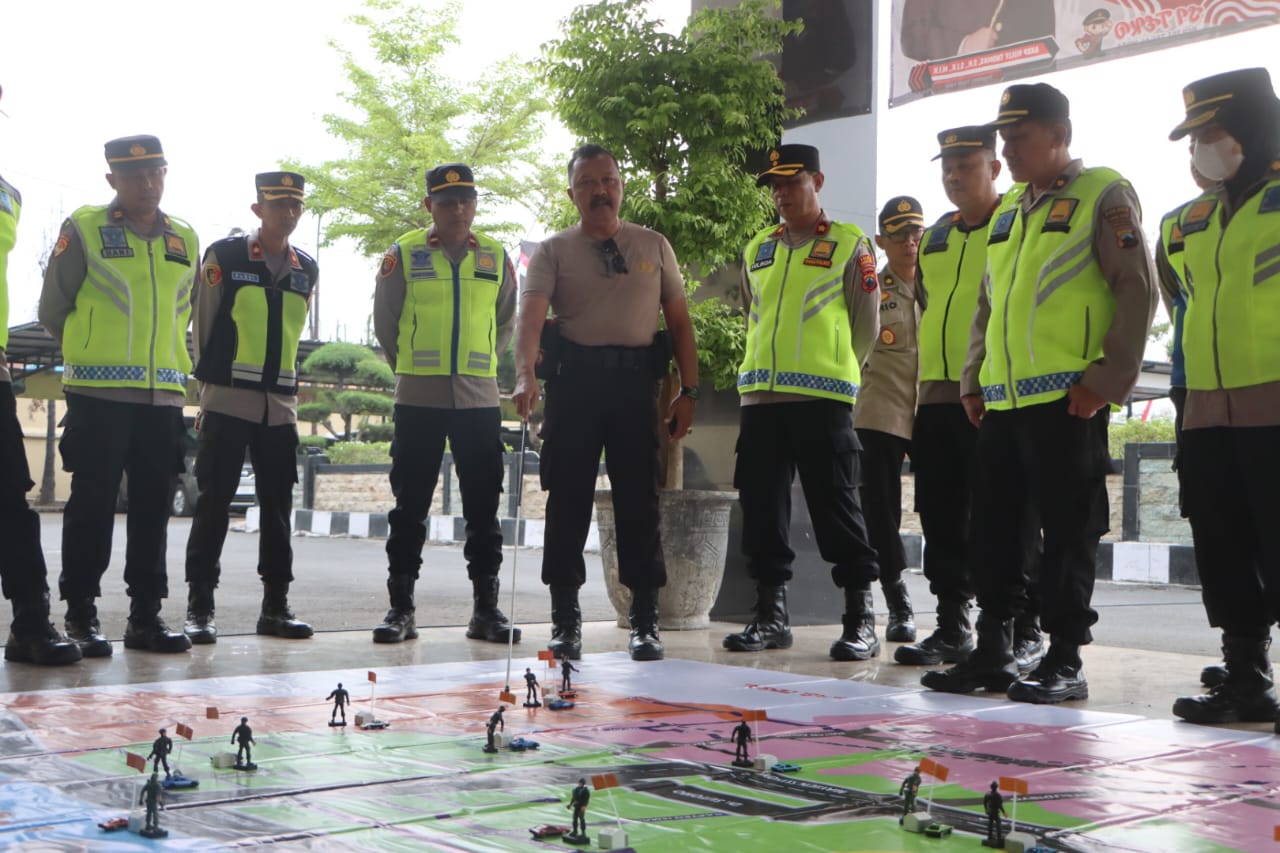 Sebagai Kesiapan Pengamanan Pilkada Serentak, Polres Tegal Kota Gelar TFG