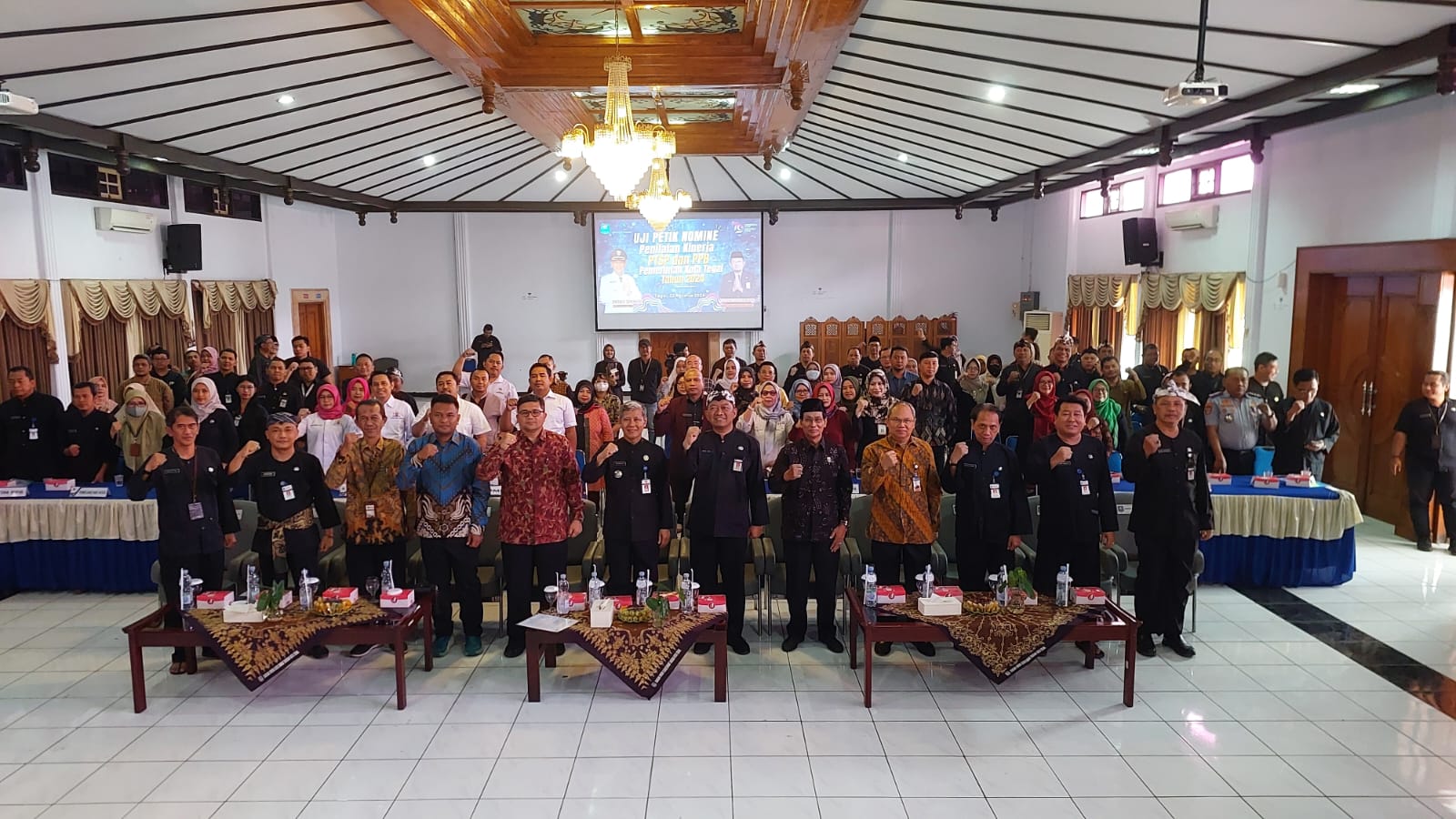 Masuk 8 Besar Nasional, DPMPTSP Kota Tegal Diujipetik Tim Penilai