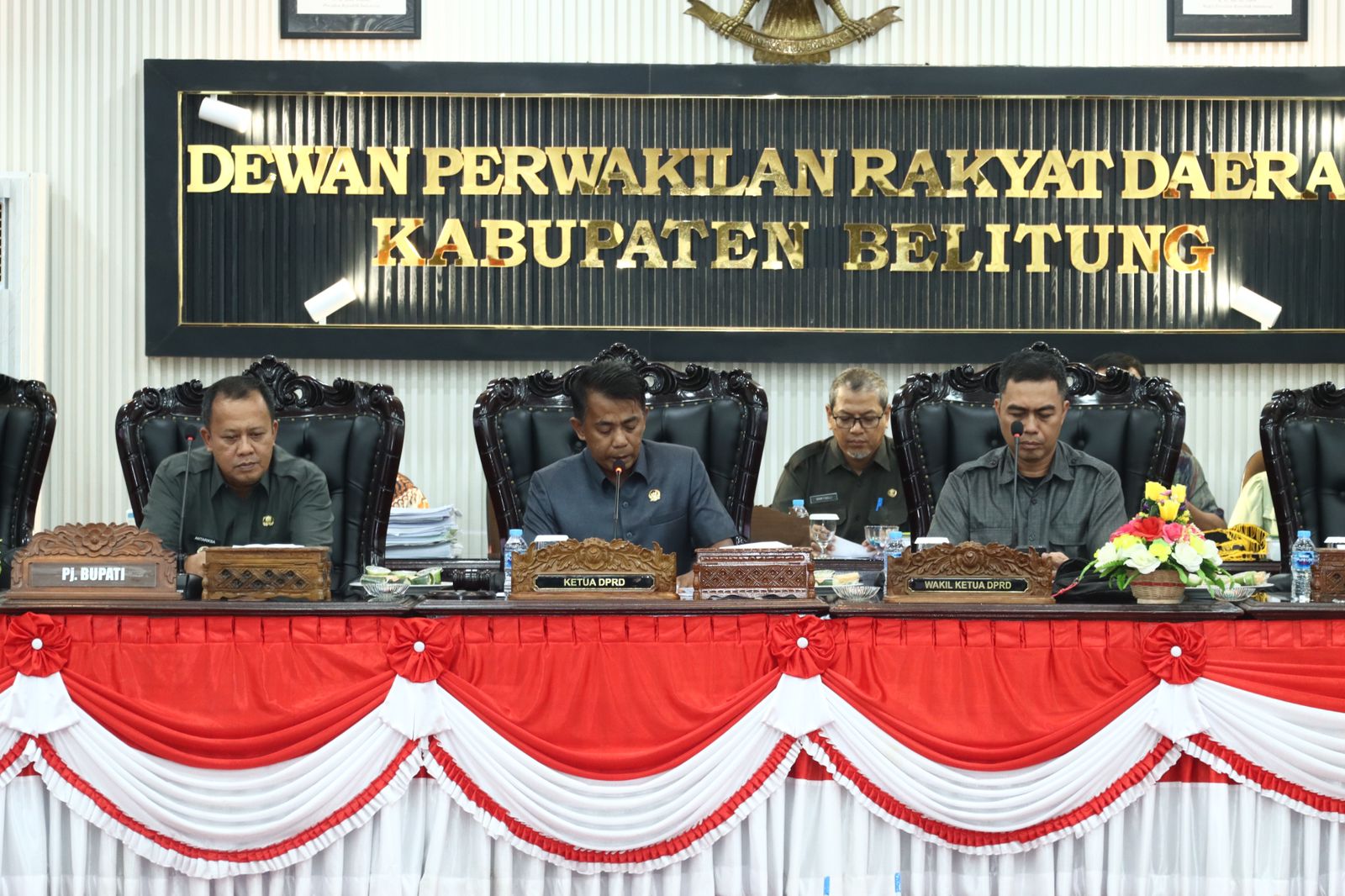 Dandim 0414/Belitung Hadiri Rapat Paripurna XXXIV DPRD Kabupaten Belitung