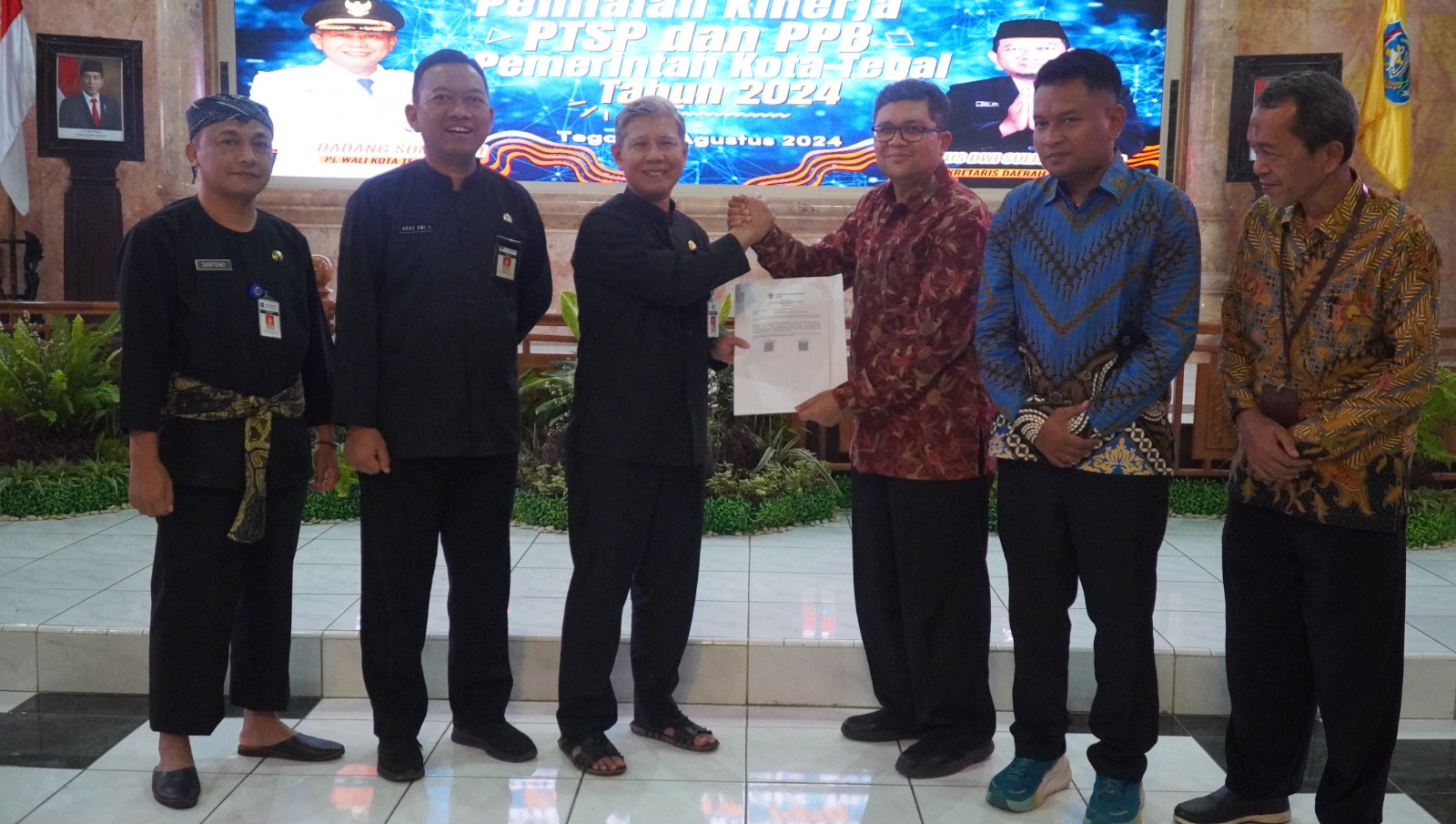 Uji Petik Penilaian Kinerja PTSP dan PPB Pemkot Tegal Tahun 2024, Secara Umum Sudah Bagus