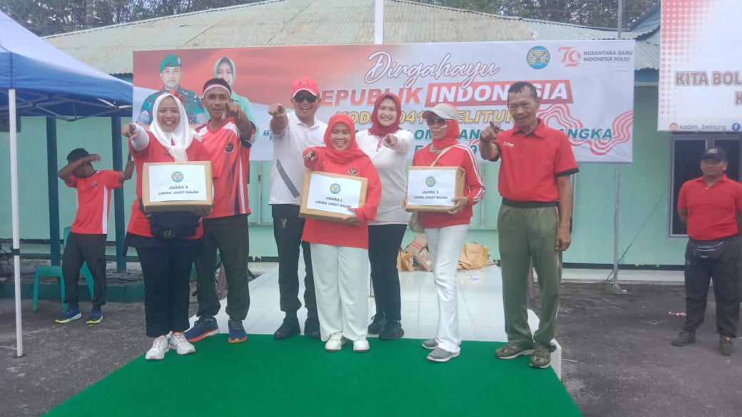 Dalam Rangka Hut RI ke 79, Kodim 0414 Belitung Gelar Perlombaan