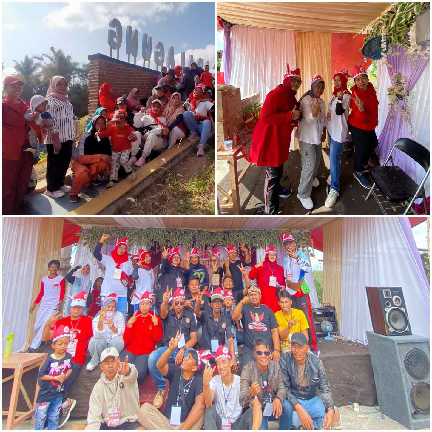 Memeriahkan Kemerdekaan HUT RI KE-79 Warga Kampung Kertasari RW  02 Desa Cimurah Kecamatan Karangpawitan Menggelar Kegiatan Jalan santai