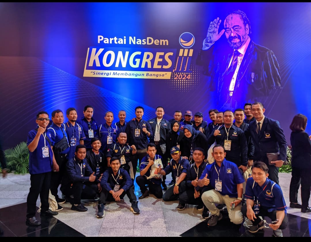 Pengurus dan Anggota DPRD dari DPD Partai Nasdem Kabupaten Jepara Hadiri Kongres di Jakarta